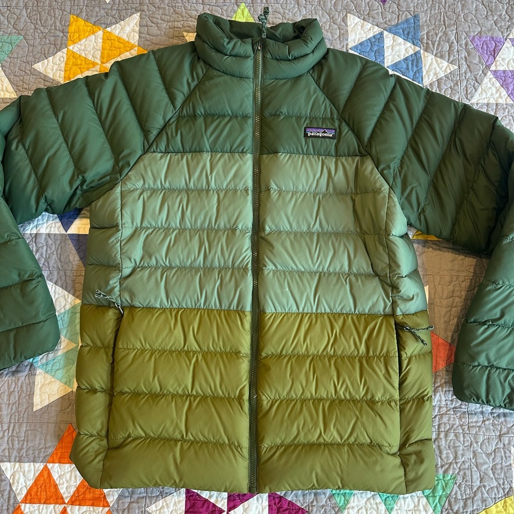 Patagonia Boys Green Puffer Jacket